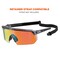 Ergodyne AEGR-AFASM, Safety Glasses, Anti-Scratch & Fog-Off+, Orange Mirror Lens, Clear Smoke Frame AEGR-AFASM - alternate 10